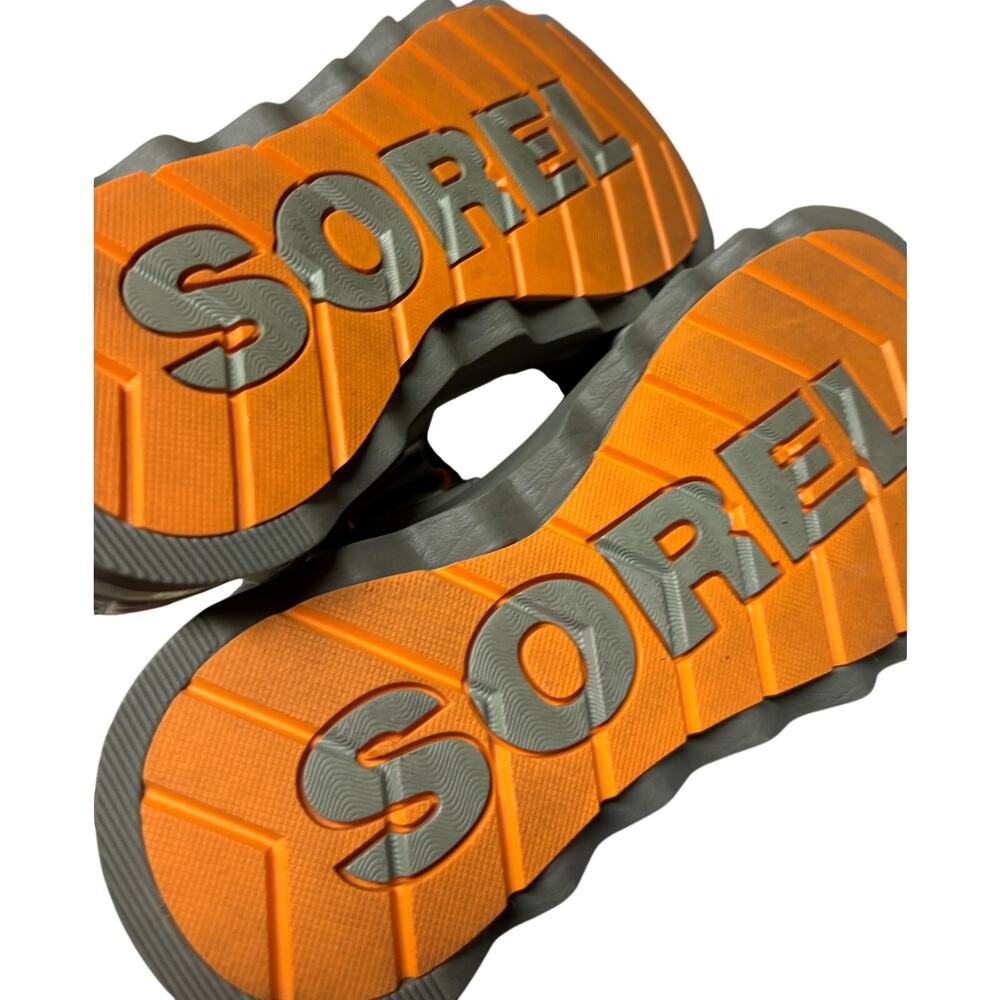 Sorel Kinetic Impact Sandals Women 8 Green Sport Platform Velcro Strap Comfort - Picture 6 of 9